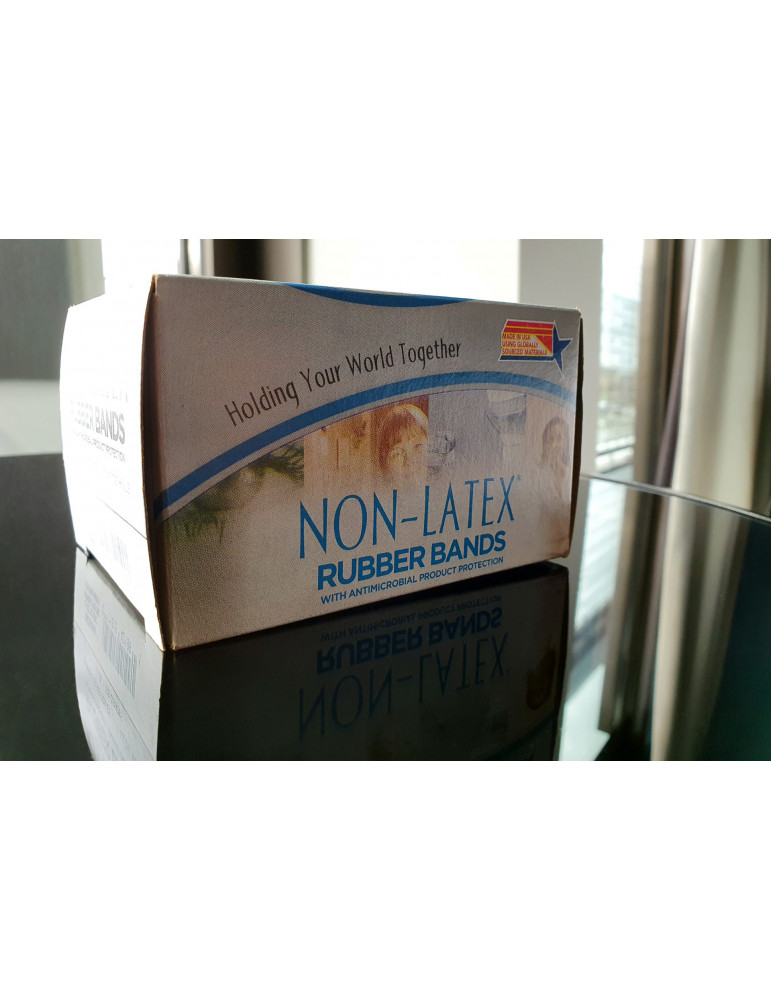 Boite de 350 élastiques sans latex antimicrobiens