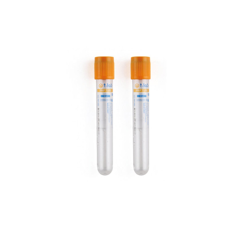 Juego de dos tubos PRP con anticoagulante