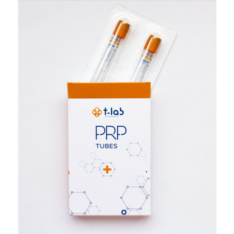 Juego de dos tubos PRP con anticoagulante