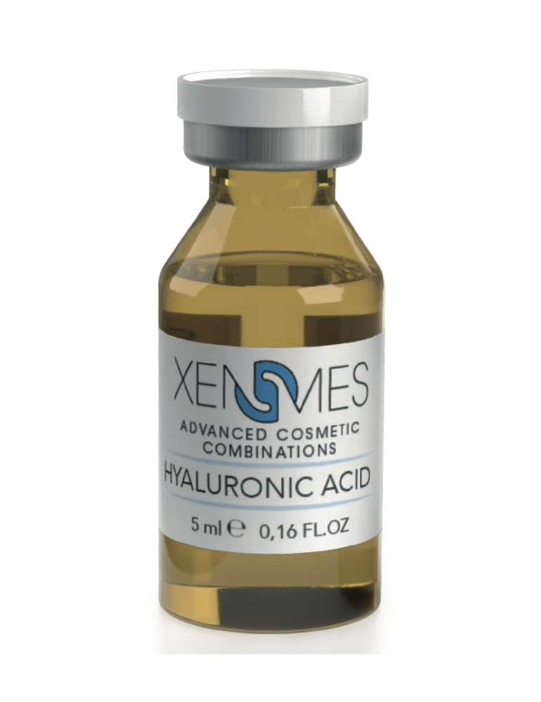 Biorevitalizing solution with hybrid hyaluronic acid for hydrated and