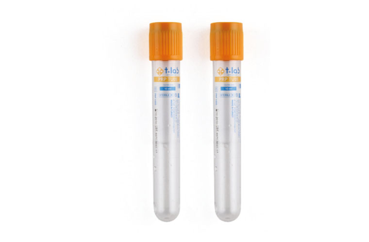 Presentation of two prp tubes